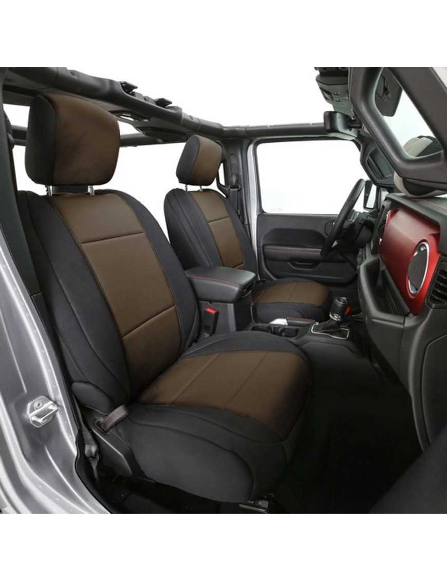 Комплект неопренових чохлів на сидіння tan Smittybilt