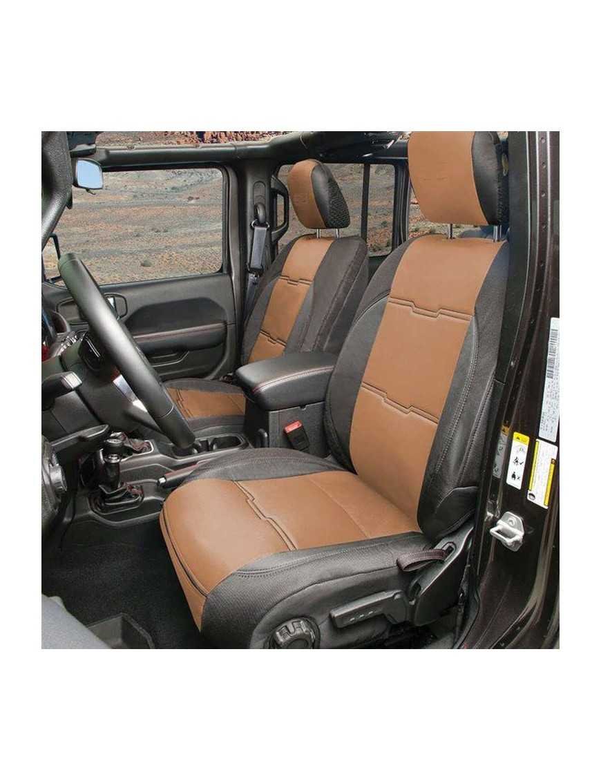 Комплект неопренових чохлів на сидіння чорний/бежевий Smittybilt GEN2