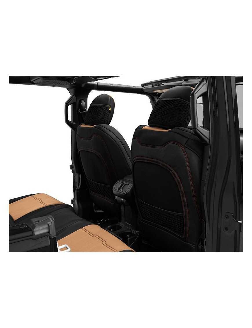 Комплект неопренових чохлів на сидіння чорний/бежевий Smittybilt GEN2