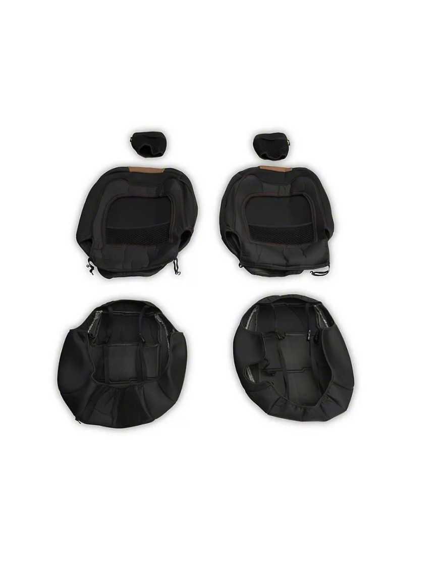 Комплект неопренових чохлів на сидіння чорний/бежевий Smittybilt GEN2