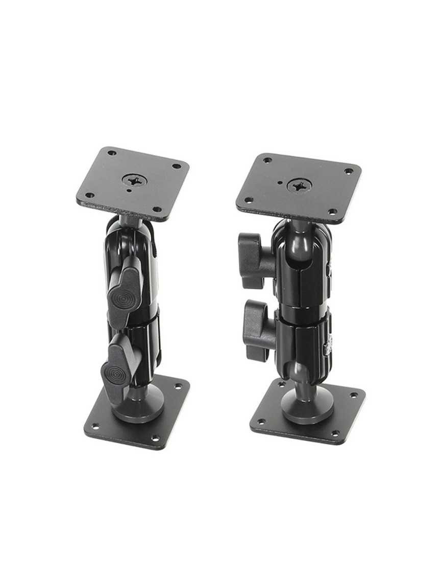 Алюмінієве подвійне кріпильне плече Brodit 132 мм високої міцності з регулюванням 360° та квадратною основою