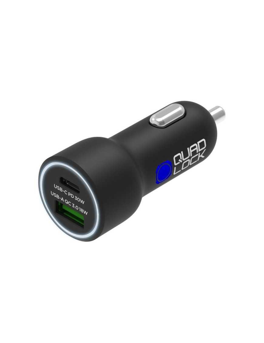 Автомобільний зарядний пристрій Quad Lock® 48W - USB-C PD USB-A QC3.0