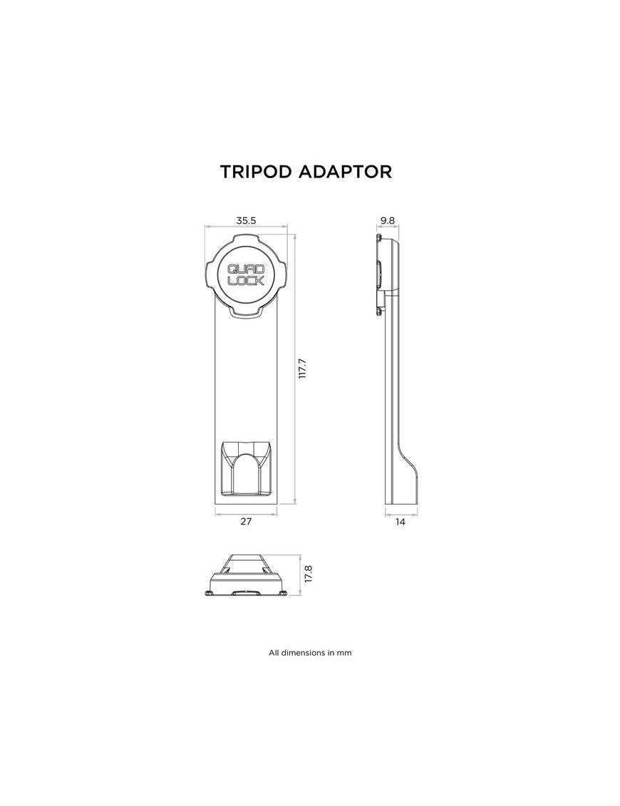 Адаптер Quad Lock® для фотоштативів (V3)