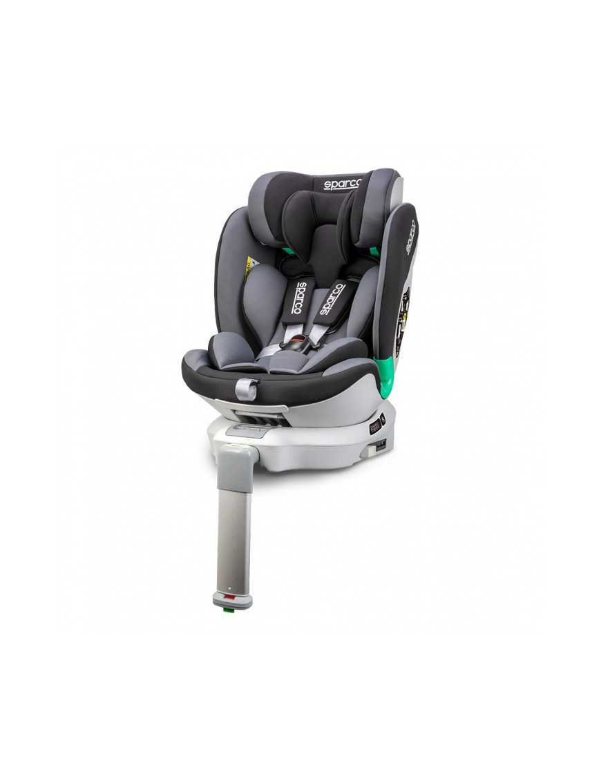 Дитяче автокрісло Sparco SK6000 сіре 9-25 кг 0-12 років