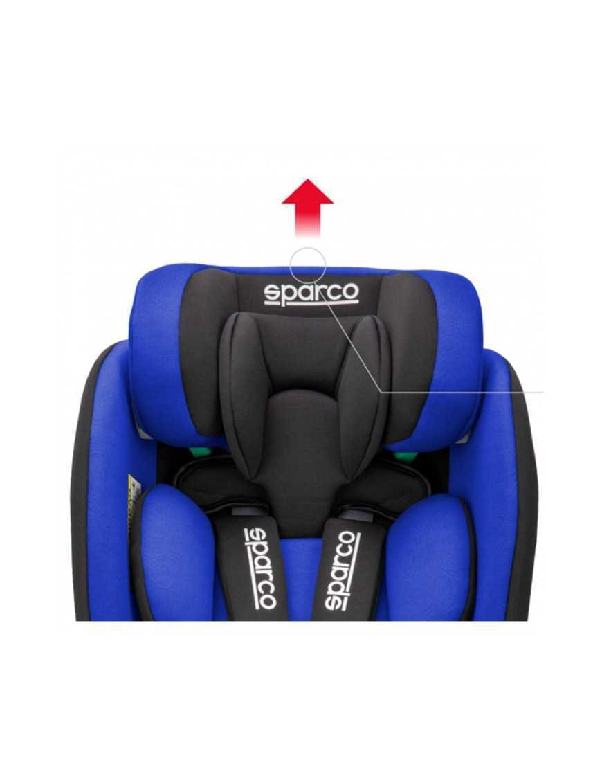 Дитяче автокрісло Sparco SK6000 сіре 9-25 кг 0-12 років