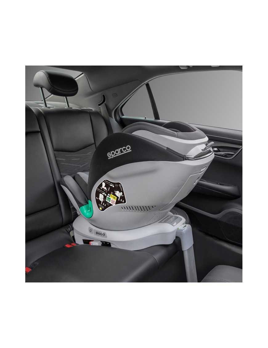 Дитяче автокрісло Sparco SK6000 сіре 9-25 кг 0-12 років