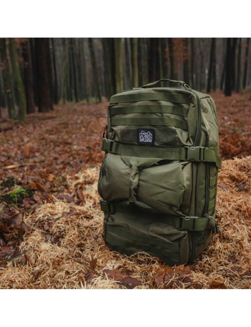 Дорожня сумка-рюкзак 3-в-1 OFFLANDER OFFROAD 54L Зелена