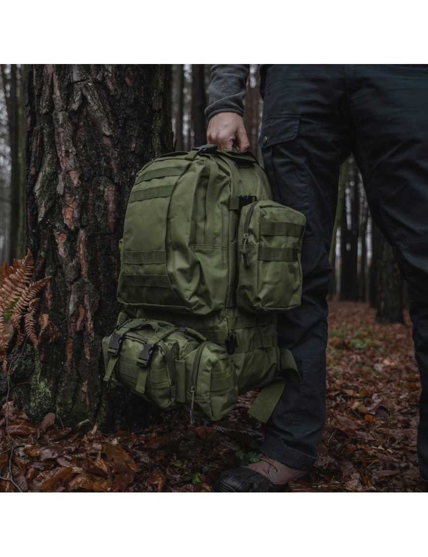 Туристичний рюкзак OFFLANDER SURVIVAL COMBO 38L Зелений