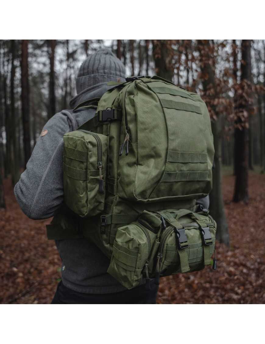 Туристичний рюкзак OFFLANDER SURVIVAL COMBO 38L Зелений