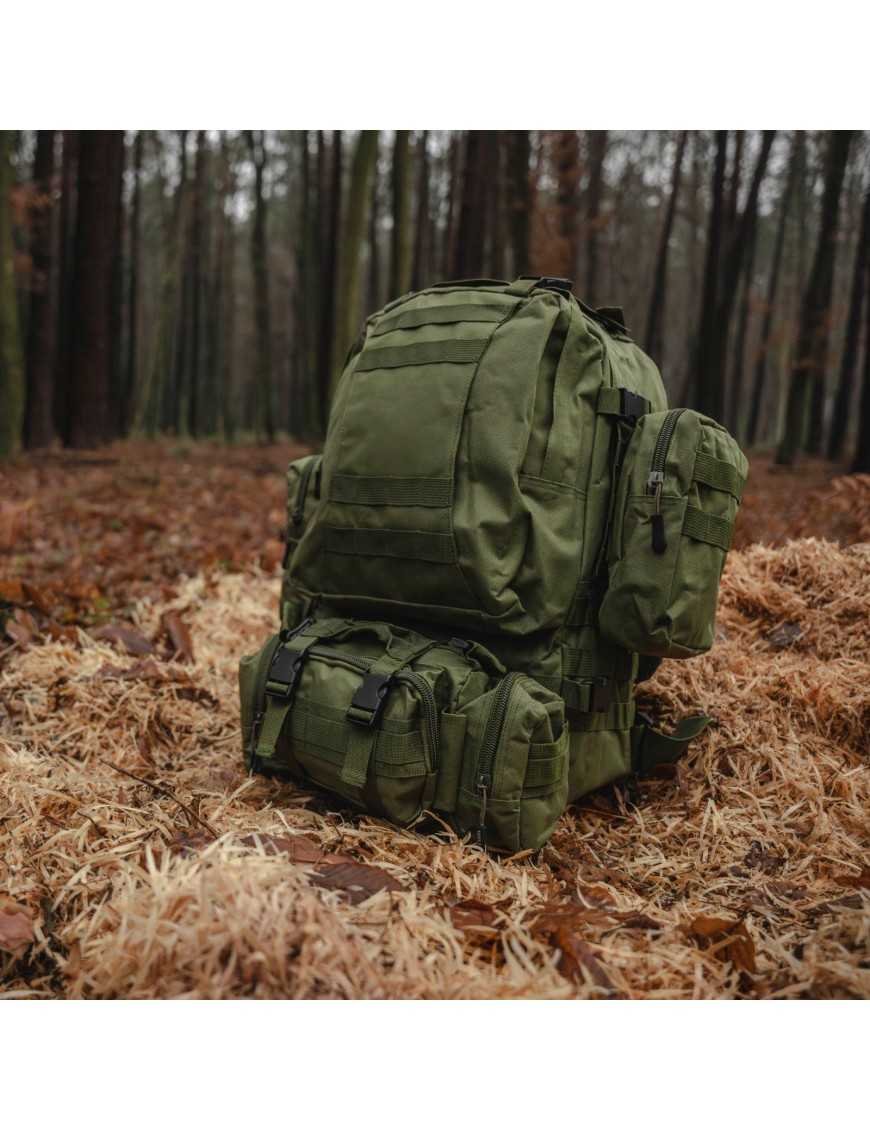 Туристичний рюкзак OFFLANDER SURVIVAL COMBO 38L Зелений