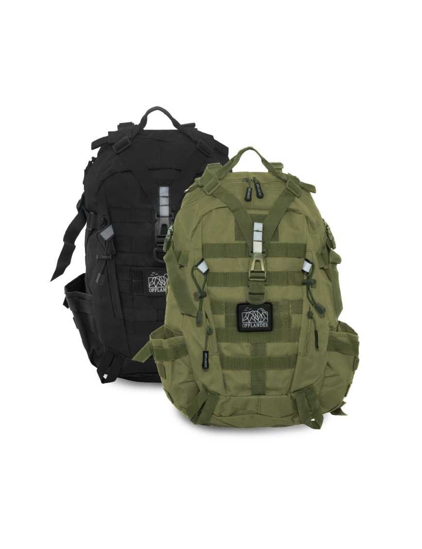 Туристичний рюкзак OFFLANDER SURVIVAL TREKKER 25L чорний