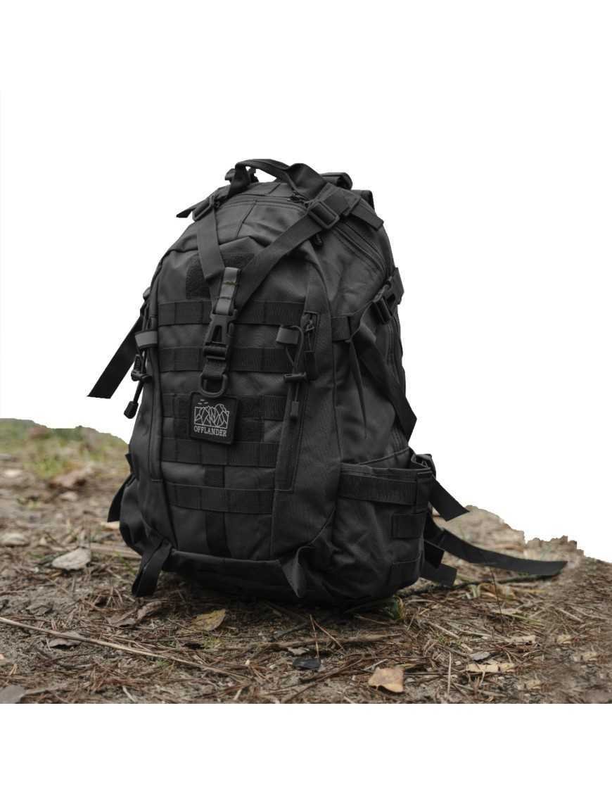 Туристичний рюкзак OFFLANDER SURVIVAL TREKKER 25L чорний