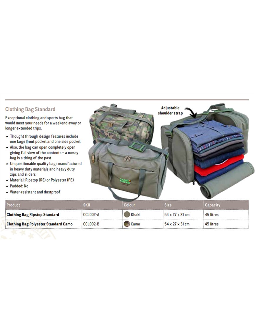 45L Сумка Camp Cover 100% відкриття багажного відділення