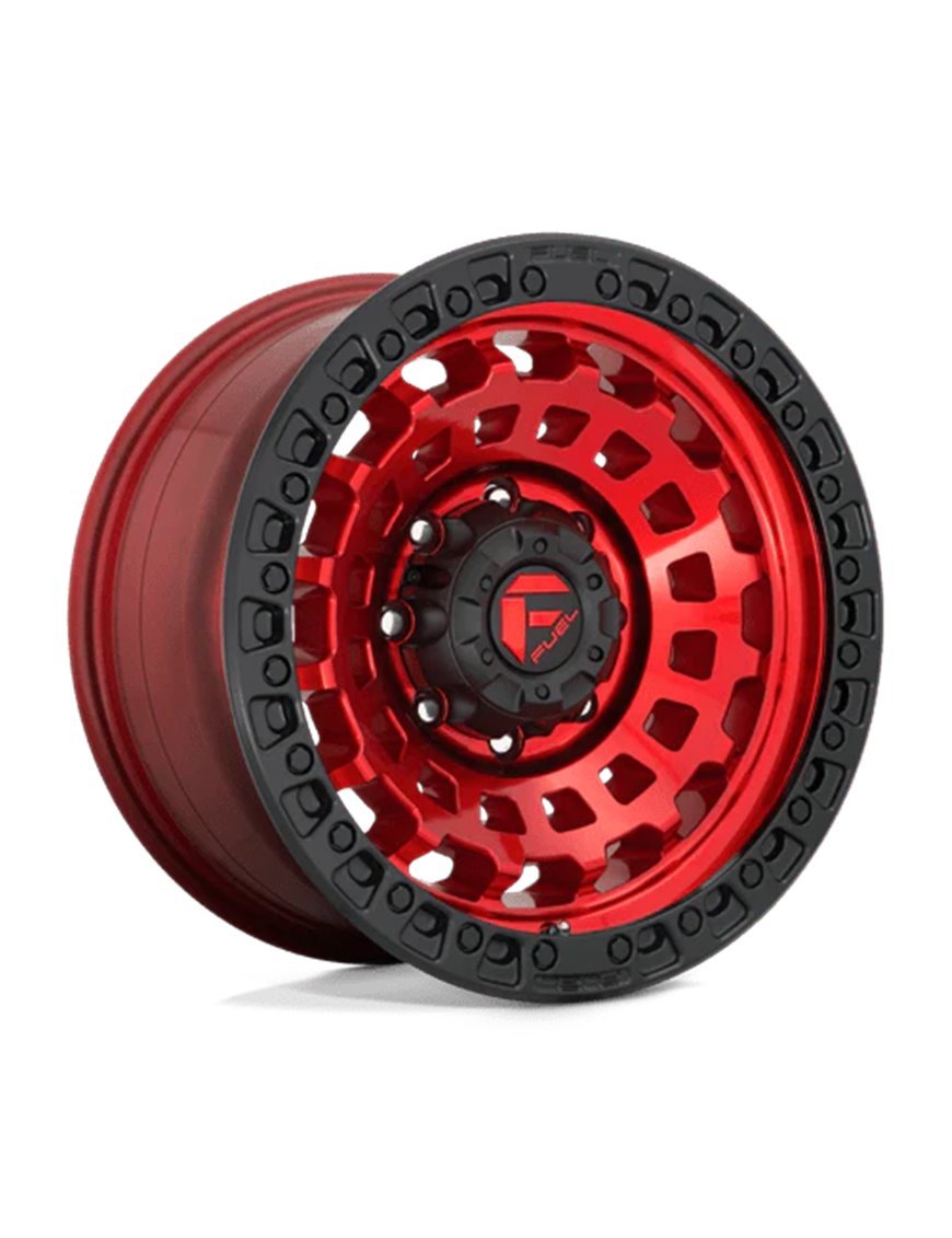 FUEL OFFROAD D632 ZEPHYR CANDY RED BLACK BEAD RING 17X8.5 34 5X120.65MM 65.1MM