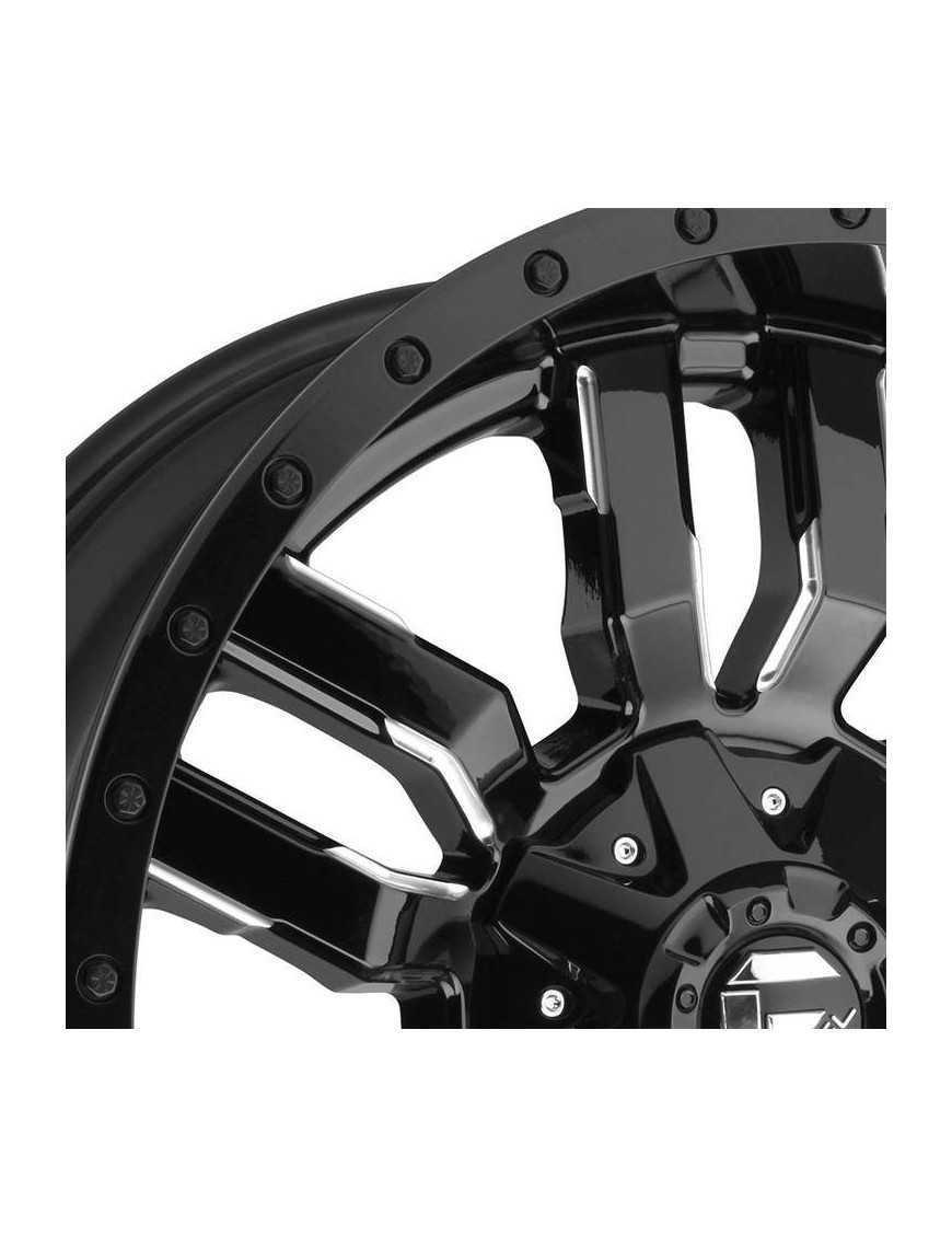 Алюмінієва диск D595 Sledge Gloss Black Milled