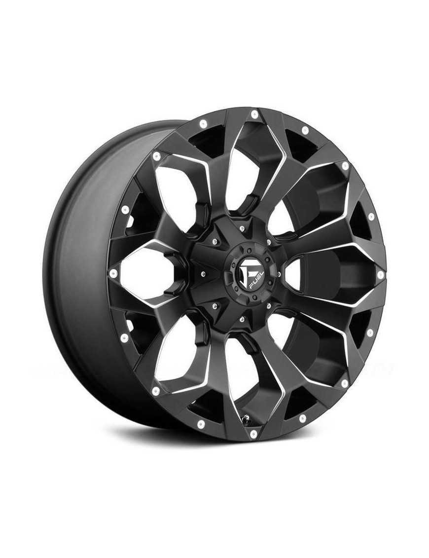 Алюмінієва диск D546 Assault Матова чорна з мілінгом Fuel