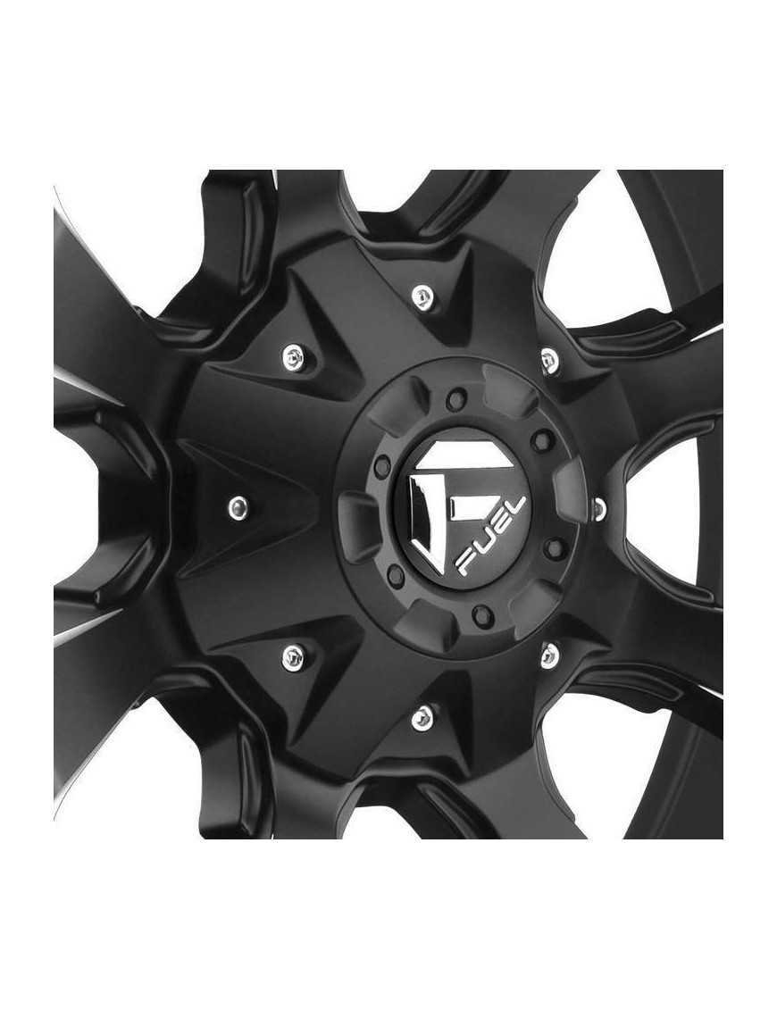 Алюмінієва диск D546 Assault Матова чорна з мілінгом Fuel