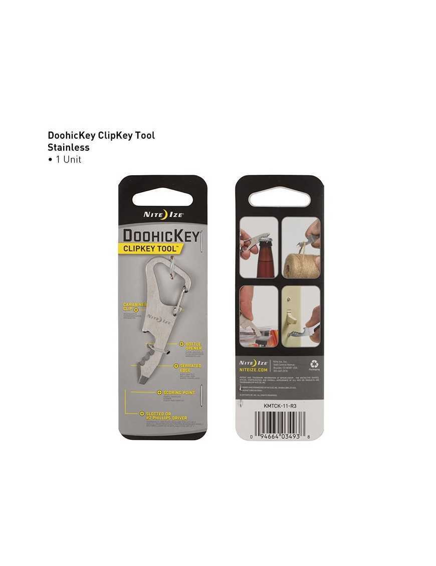 Мультитул-брелок Nite Ize DoohicKey ClipKey Tool Сталевий KMTCK-11-R3