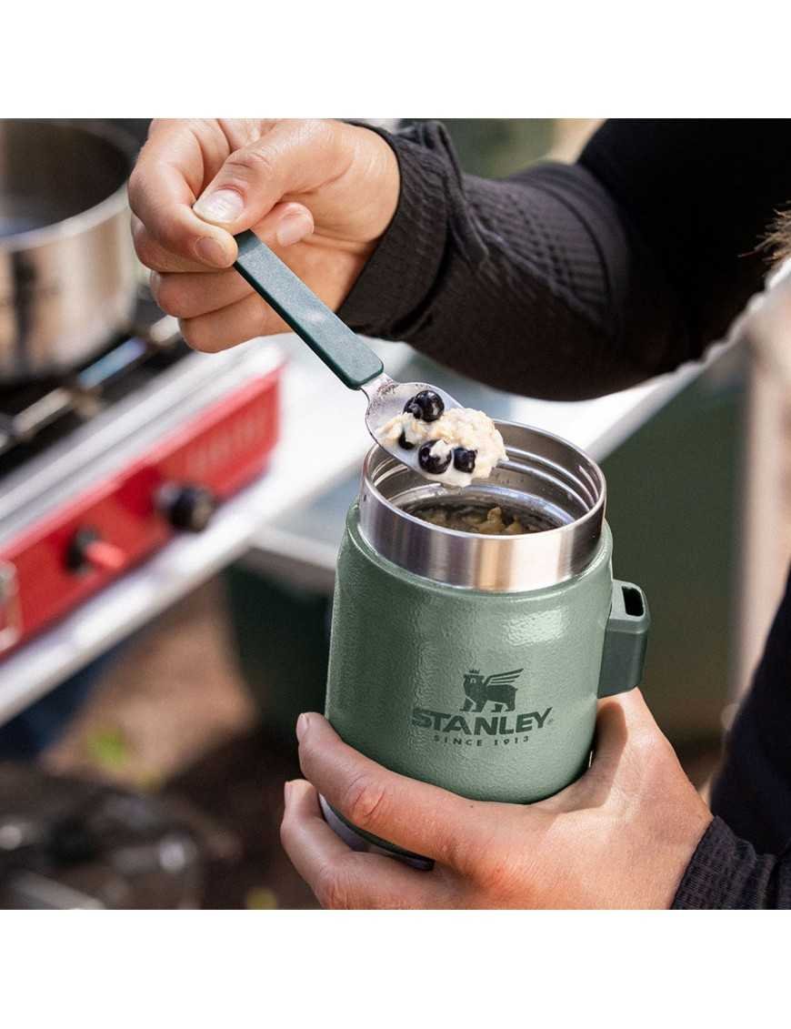 Обідній термос зі столовим прибором CLASSIC - 0,4 л HAMMERTONE GREEN / STANLEY