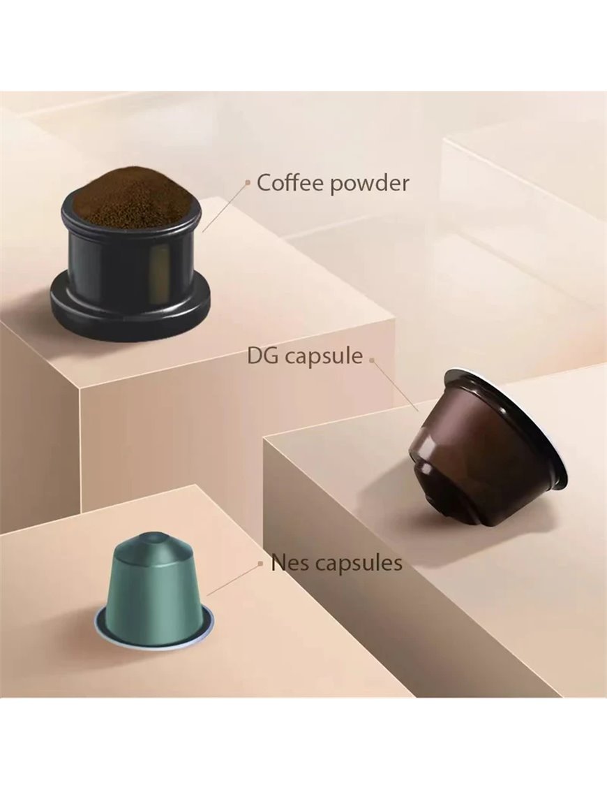 Портативна кавоварка 3-в-1 HiBREW H4-classic 80W Nespresso Dolce Gusto