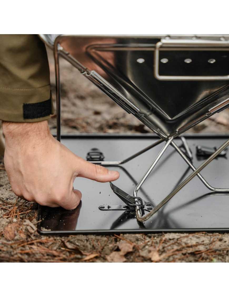 Великий складаний переносний кемпінговий гриль OFFLANDER