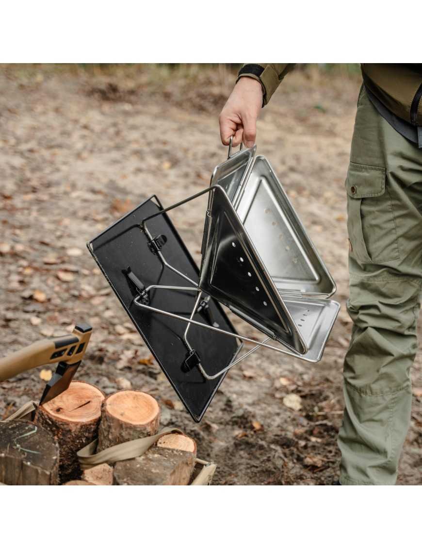 Великий складаний переносний кемпінговий гриль OFFLANDER