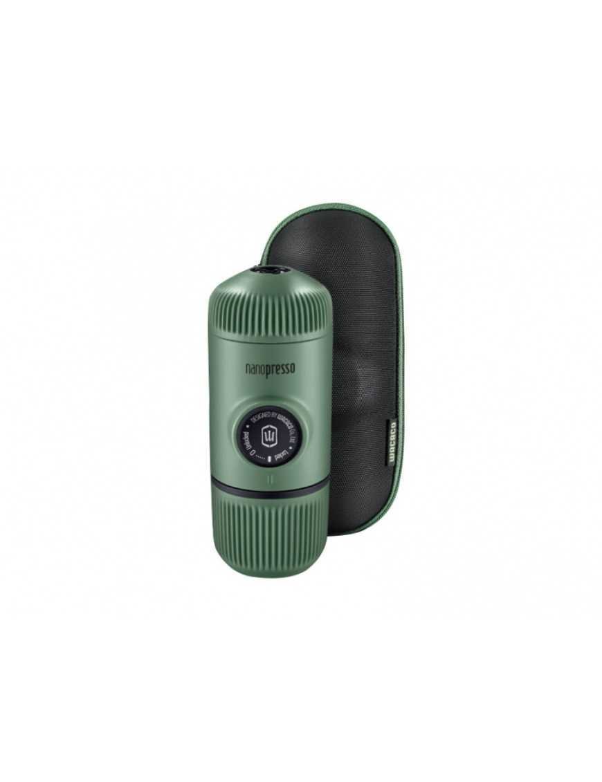 Дорожня кавоварка Wacaco Nanopresso Moss Green з чохлом