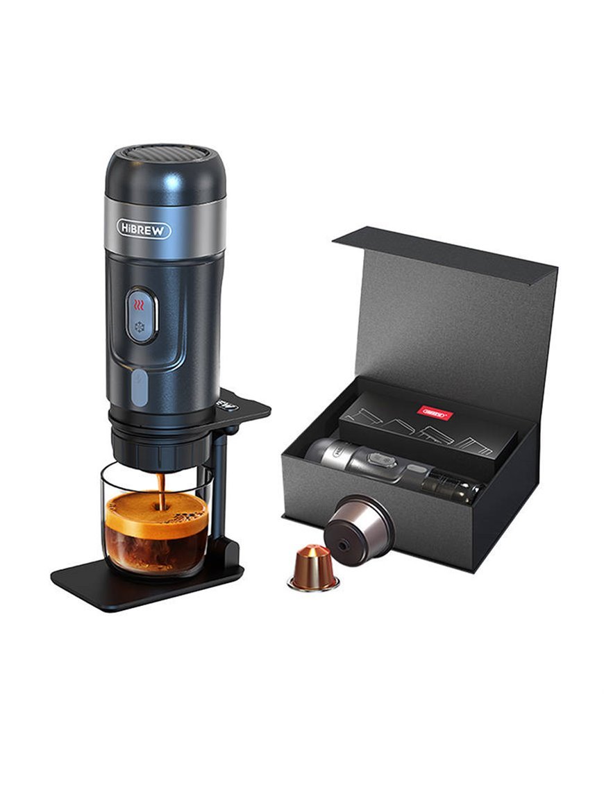 Портативна кавоварка 3-в-1 з чохлом 80W HiBREW H4A-premium