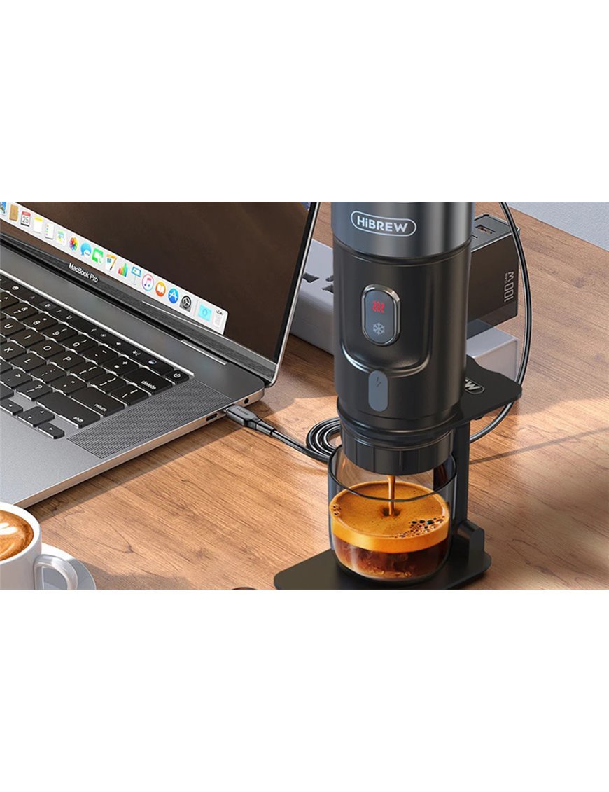 Портативна кавоварка 3-в-1 з чохлом 80W HiBREW H4A-premium