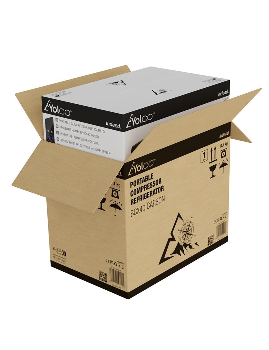 Портативний компресорний холодильник Yolco BCX40 CARBON