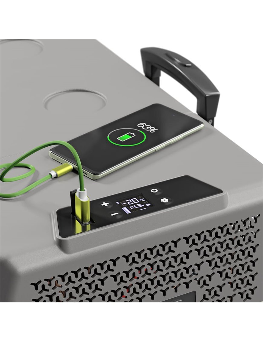 Портативний компресорний холодильник Yolco BCX30 GREY 28L 606x369x388мм