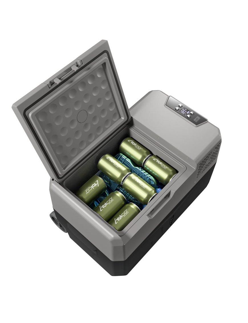 Портативний компресорний холодильник Yolco BCX30 GREY 28L 606x369x388мм