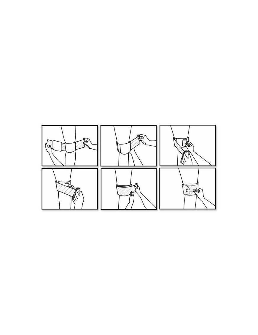 Індивідуальний водонепроникний пов’язка типу W - Велика TZMO