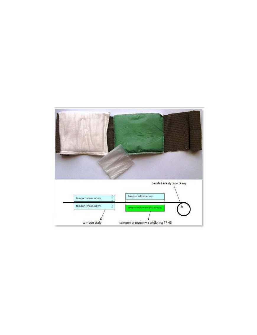 Індивідуальний водонепроникний пов’язка типу W - Велика TZMO