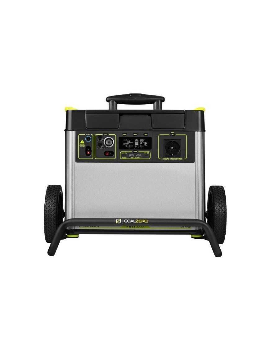 Goal Zero Yeti 3000X (230V) Повністю безшумна, максимально тиха та дуже мобільна портативна енергостанція з екстремальною