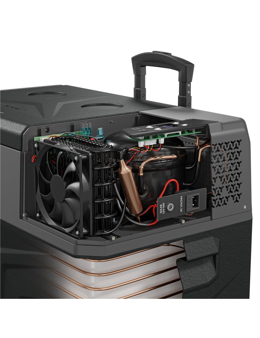 Портативний компресорний холодильник Yolco BCX30 28л CARBON 606x369x388мм