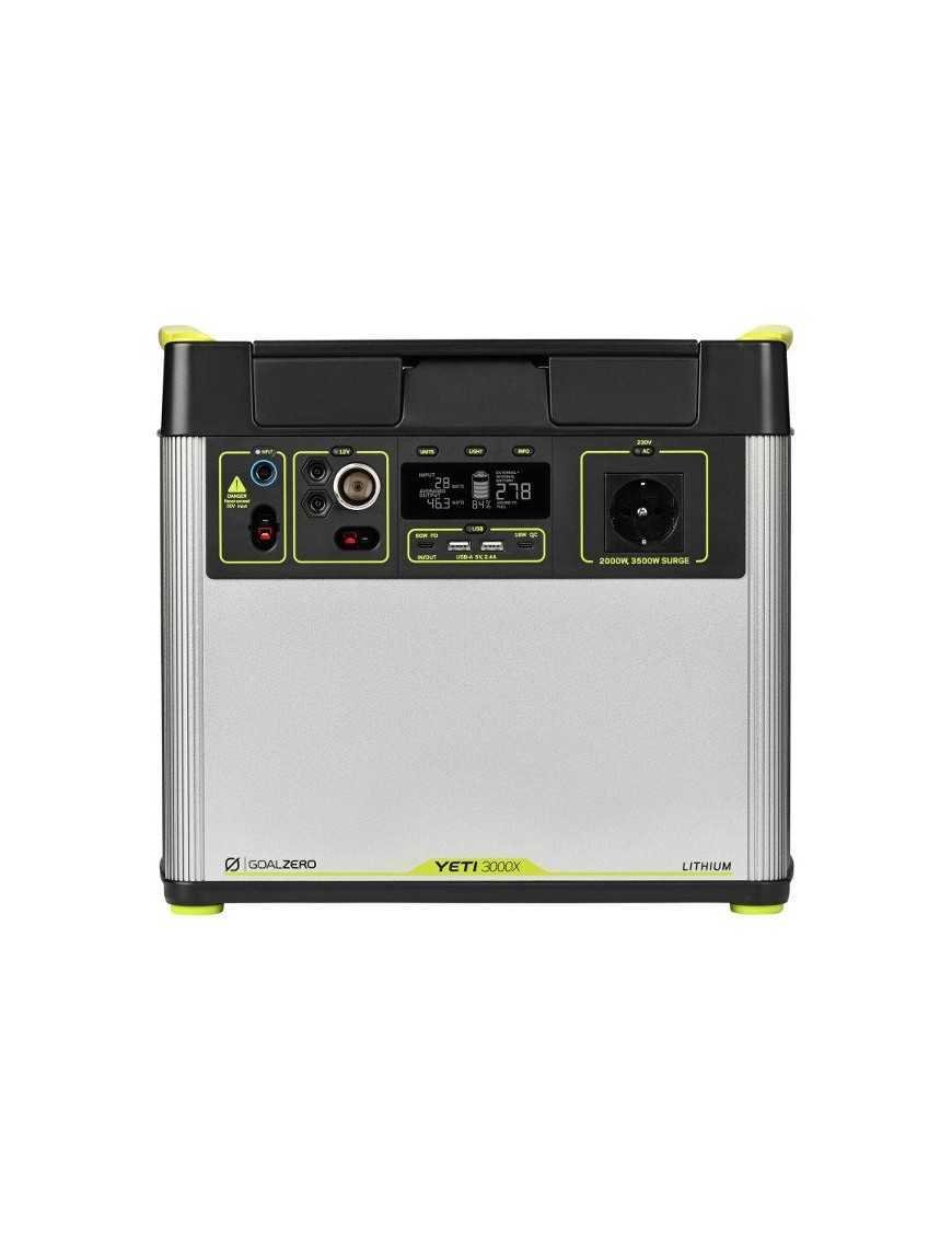 Goal Zero Yeti 3000X (230V) Повністю безшумна, максимально тиха та дуже мобільна портативна енергостанція з екстремальною