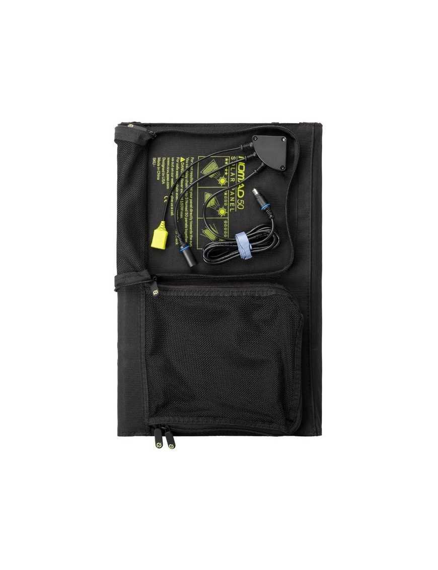 Goal Zero Nomad 50 – мобільна, гнучка та складана сонячна панель великої потужності.