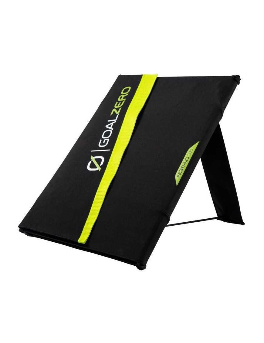 Goal Zero Nomad 200 — мобільна, гнучка та складана сонячна панель великої потужності.