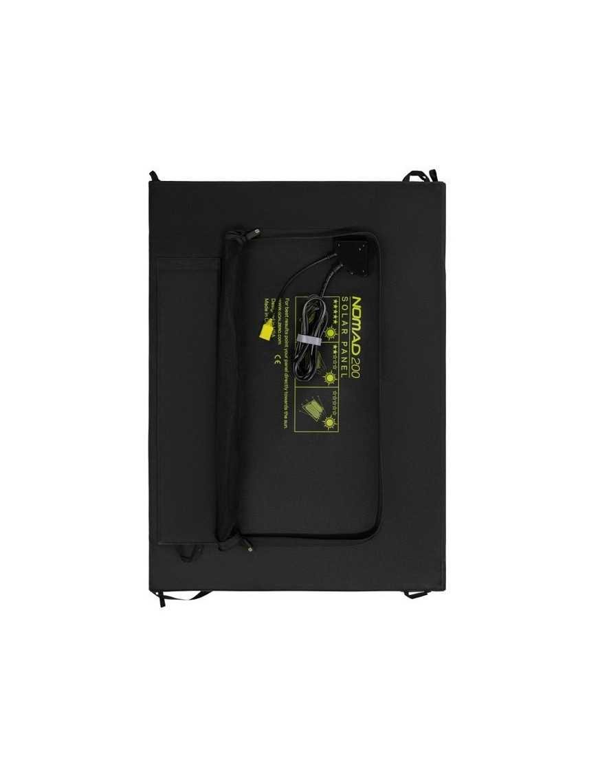 Goal Zero Nomad 200 — мобільна, гнучка та складана сонячна панель великої потужності.