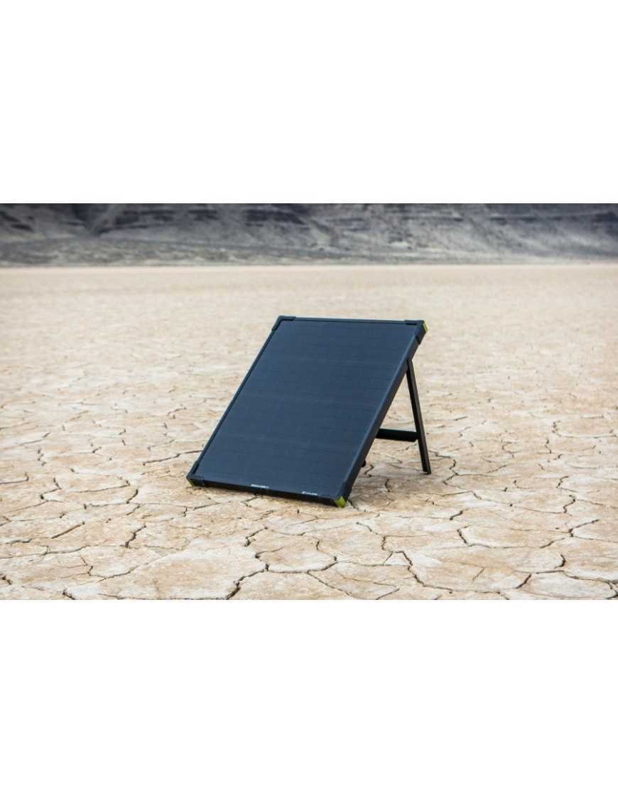 Goal Zero Boulder 50 — мобільна, міцна сонячна панель з підставкою.