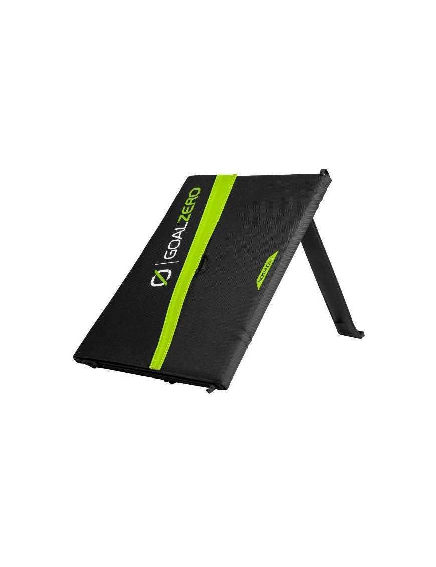 Goal Zero Nomad 100 — мобільна, гнучка та складана сонячна панель великої потужності.