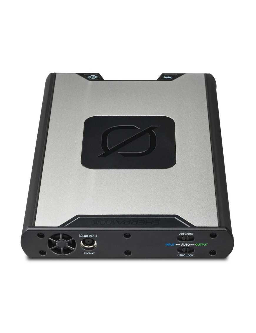 Goal Zero Sherpa 100 AC V2 надзвичайно потужний, схвалений авіалініями павербанк з індукцією та 230В.