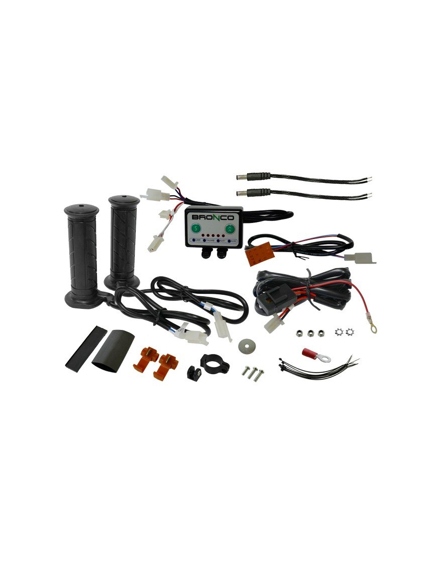 BRONCO Підігріваємі ручки ATV + підігрівач великого пальця 2-зонний