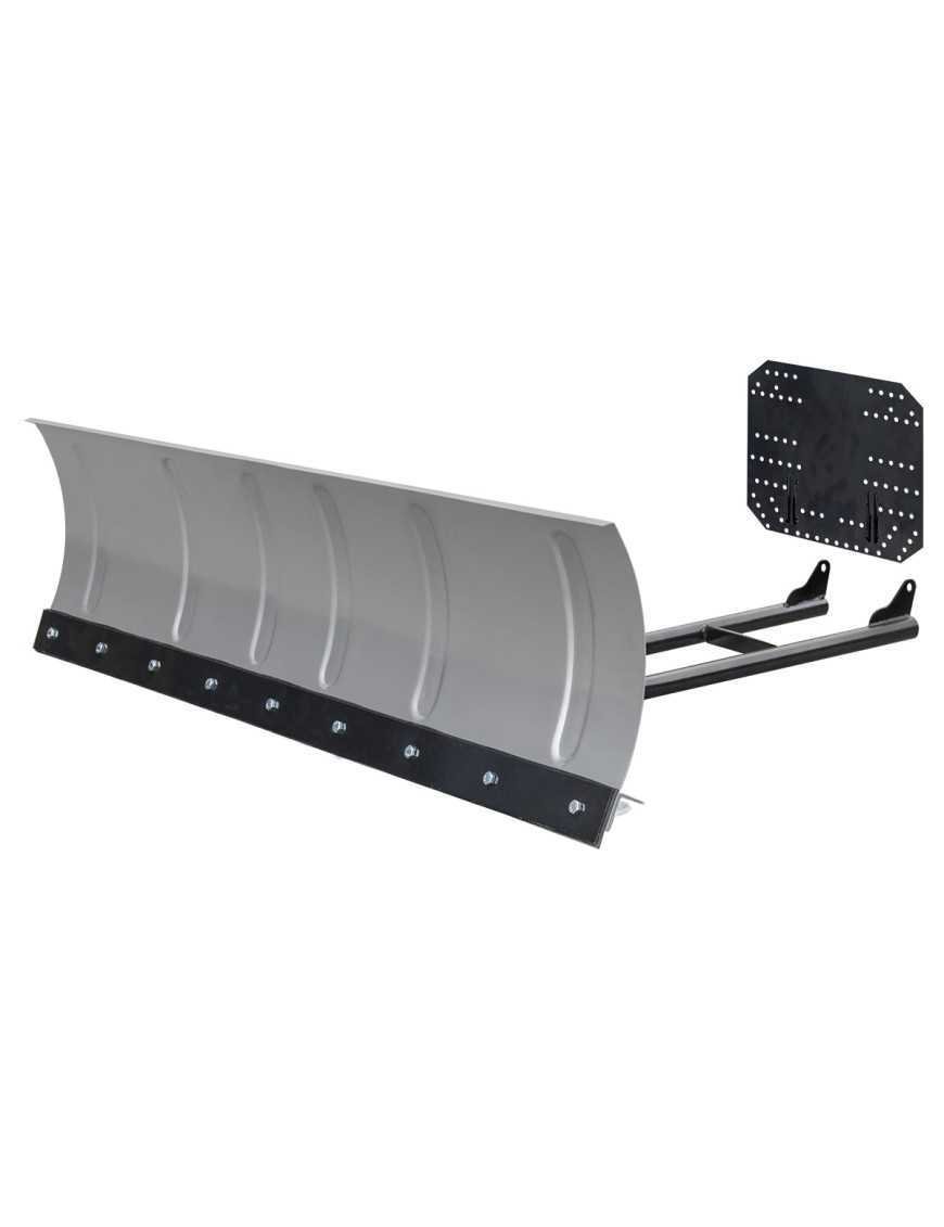 Сталевий відвал SHARK сірий (150 см)