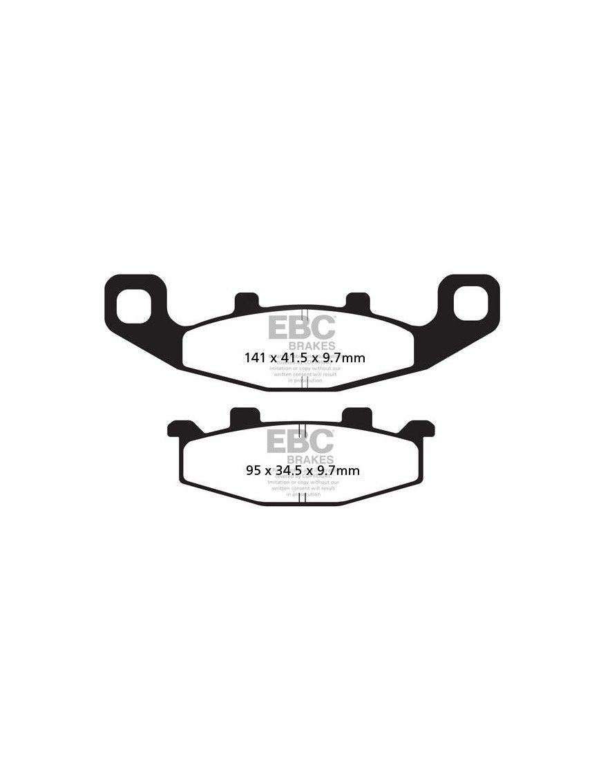 FA129HH - Посилені гальмівні колодки