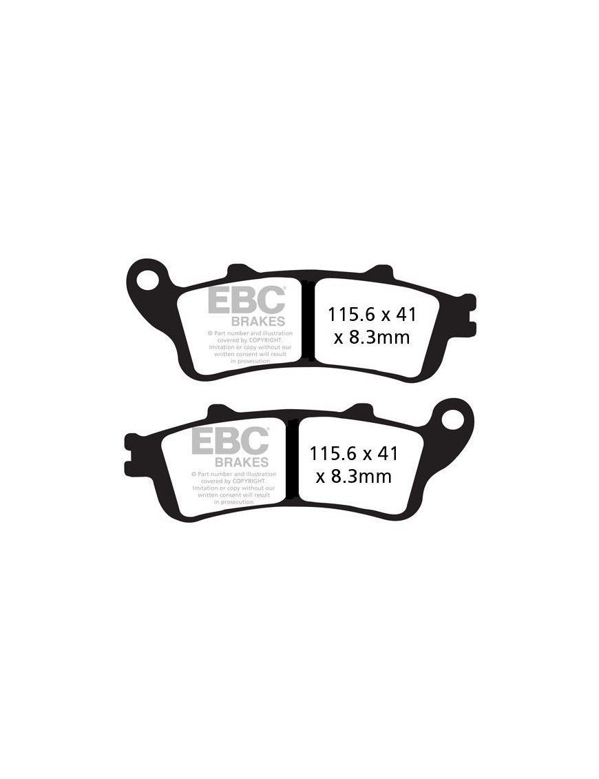 FA261HH | Посилені гальмівні колодки HONDA CBR FJS VFR ST