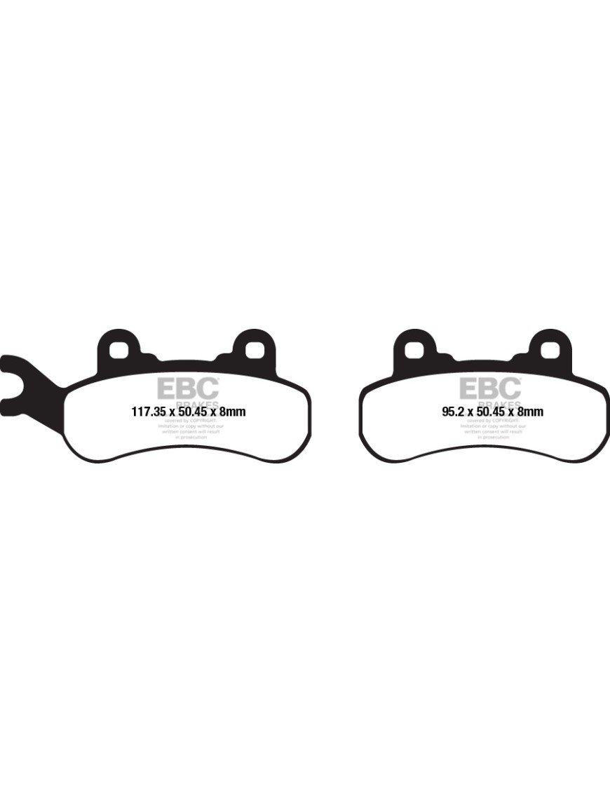 Гальмівні колодки EBC FA683R Can-Am Maverick X3