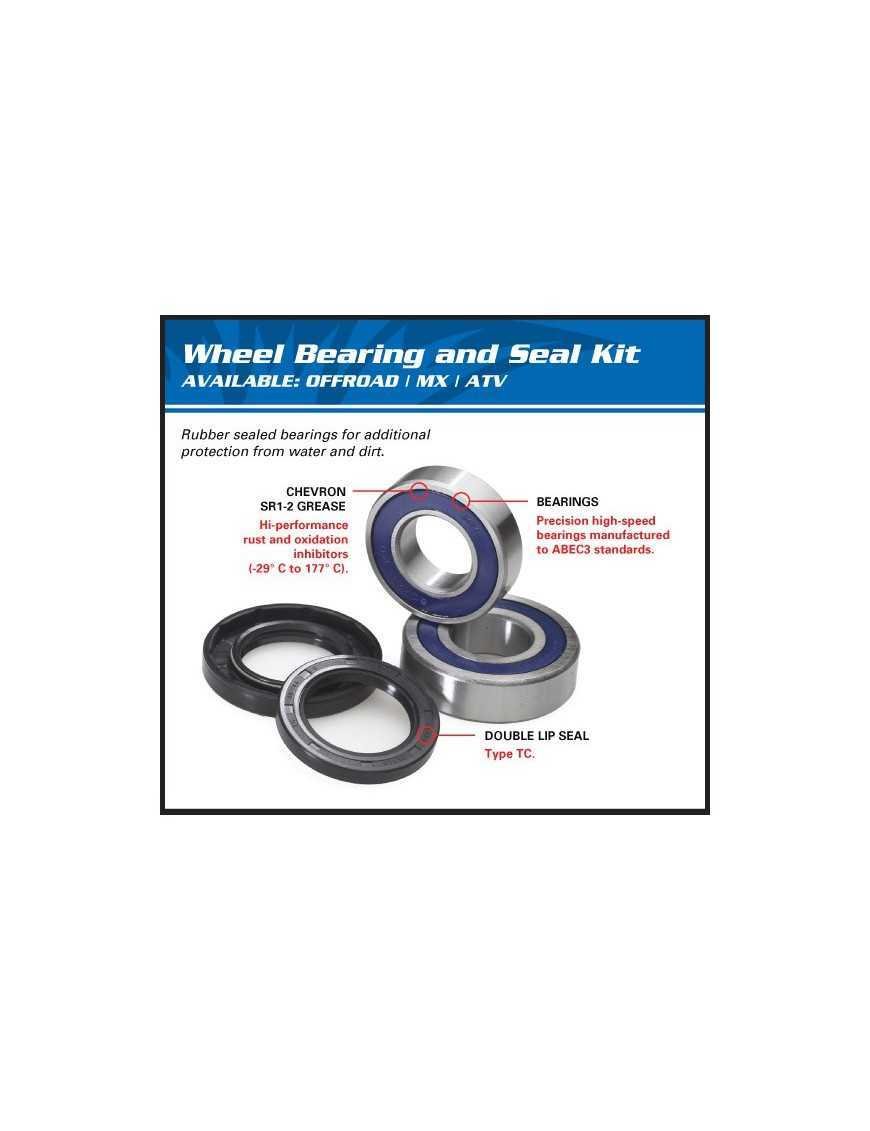 Підшипники сальники переднього колеса TRX450 98-04