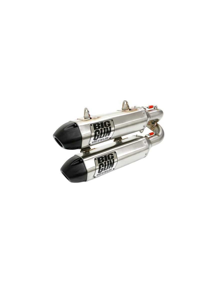 BIG GUN Polaris RZR XP TURBO/RZR XP 4 TURBO (2016-19) EXO Нержавіюча сталь Подвійний Slip On